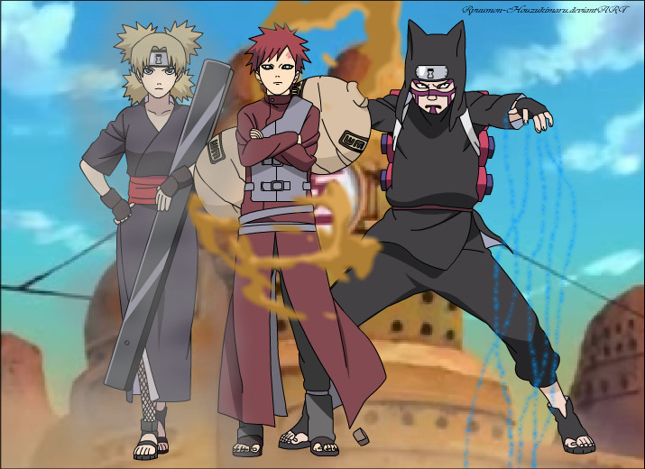 Gaara Kankuro Temari Squad