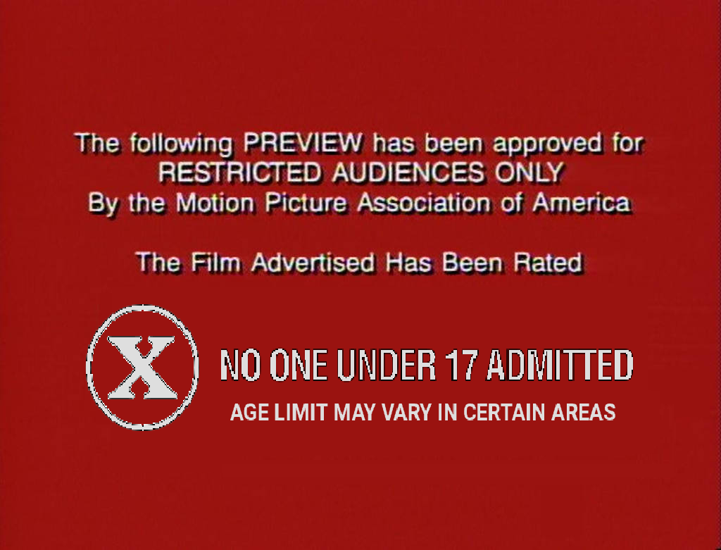 MPAA Rating Bumper Rated X Remake (1968-1970) by TheAnthonyCorp on  DeviantArt