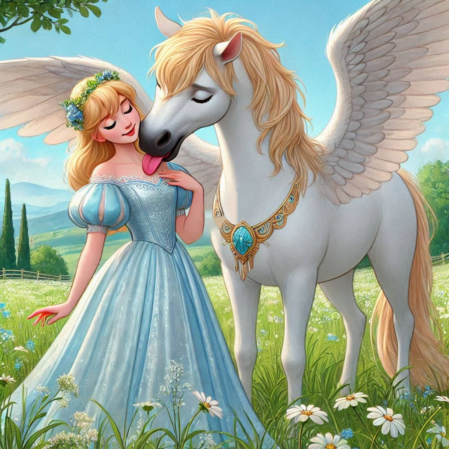 Pegasus Princess Rider A Princess and her Pegasus (2) by NathanHaworth on DeviantArt