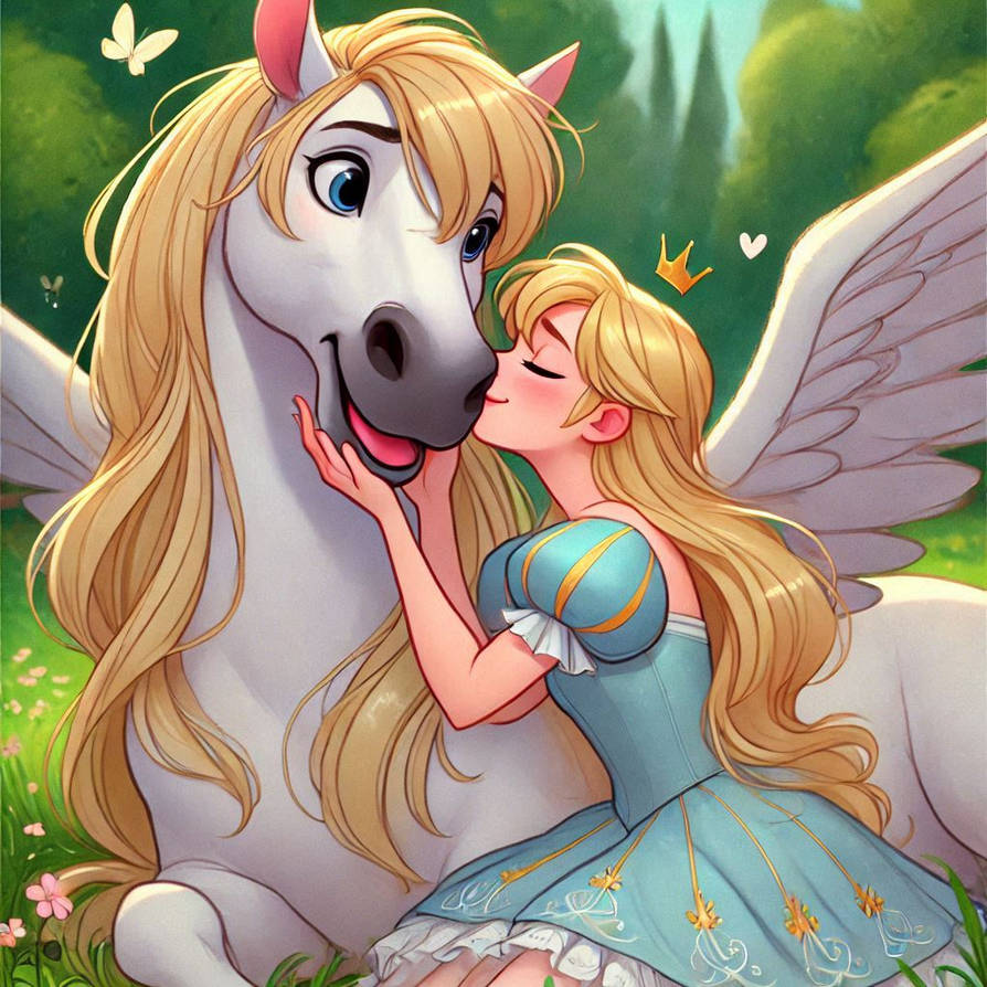 Pegasus Princess Rider A Princess and her Pegasus (30) by NathanHaworth on DeviantArt
