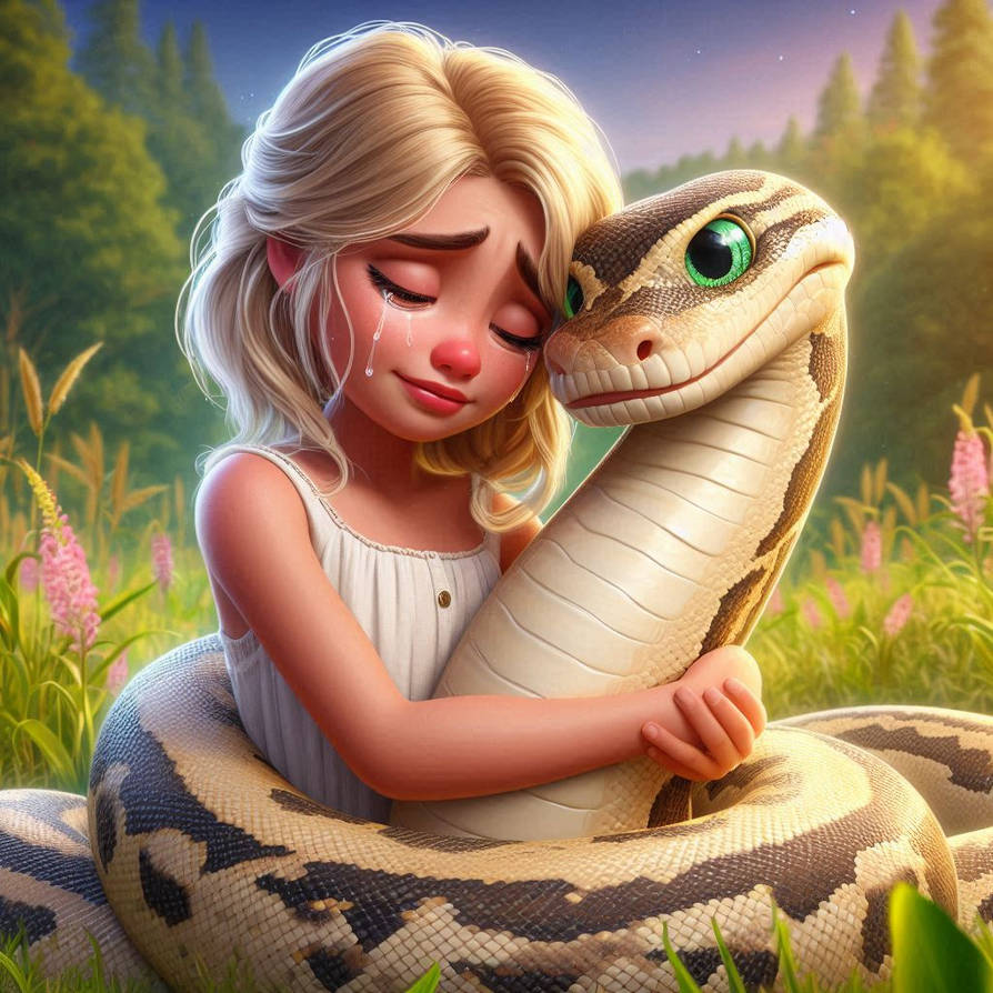 Python's loving their Princess (23) by NathanHaworth on DeviantArt