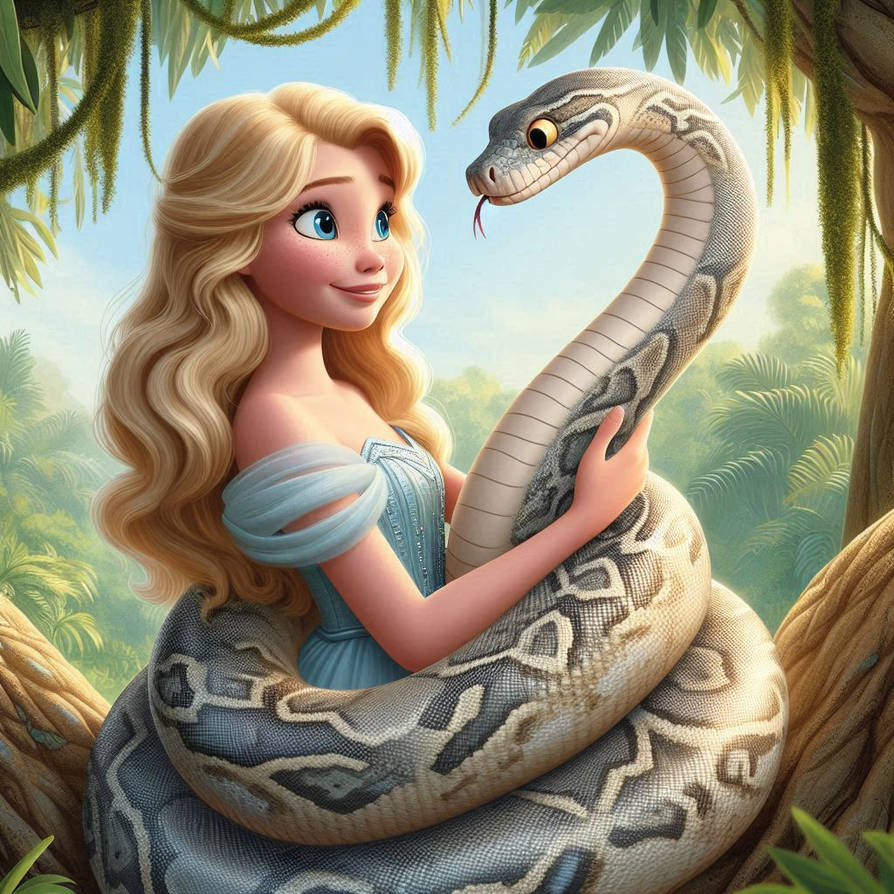 Python's loving their Princess (33) by NathanHaworth on DeviantArt