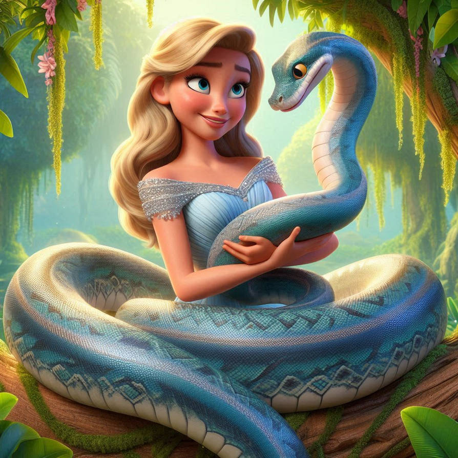 Python's loving their Princess (30) by NathanHaworth on DeviantArt