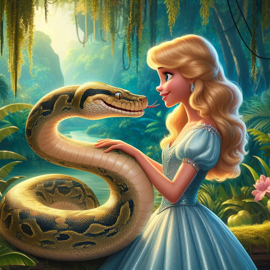 Python's loving their Princess (27) by NathanHaworth on DeviantArt