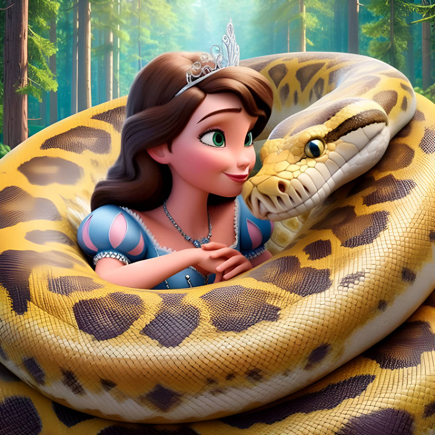 Python's loving their Princess (79) by NathanHaworth on DeviantArt