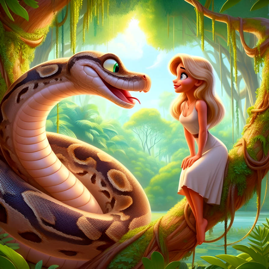 Python's loving their Princess (82) by NathanHaworth on DeviantArt