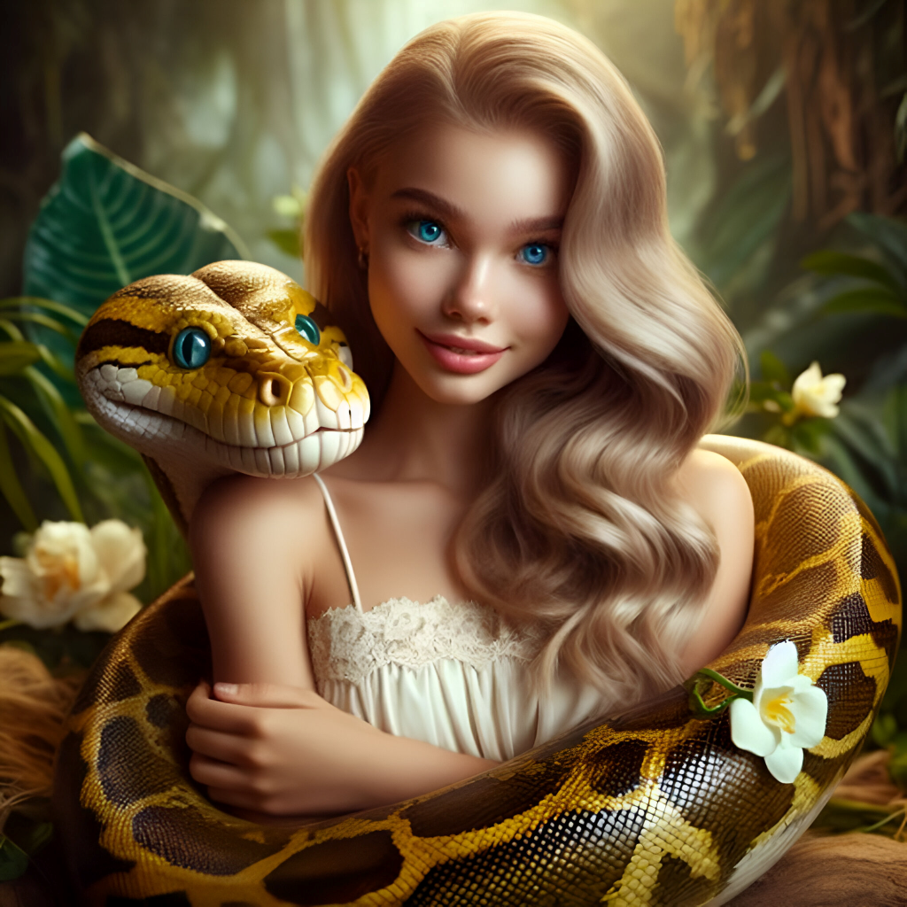 Python's loving their Princess (96) by NathanHaworth on DeviantArt