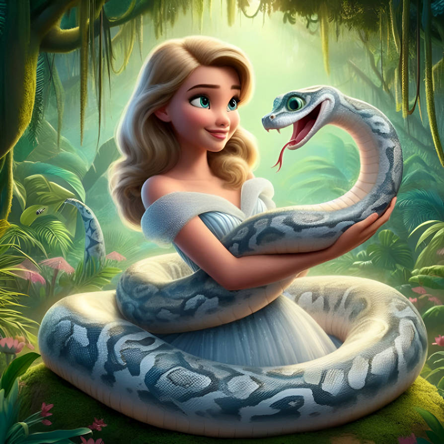 Python's loving their Princess (106) by NathanHaworth on DeviantArt