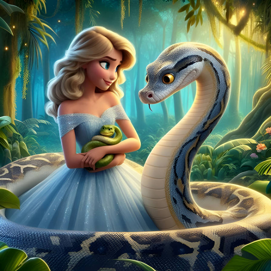 Python's loving their Princess (108) by NathanHaworth on DeviantArt