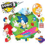 Sonic The Screensaver-Sonic 3 25th anniversary