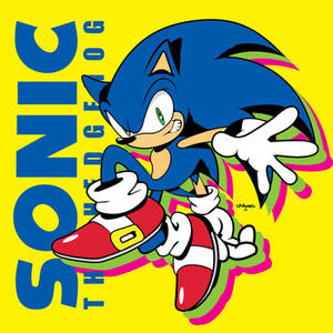 Sonic The Hedgehog adventure pose