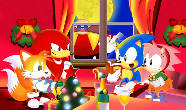Sonic The Screensaver Christmas