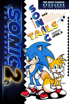 Sonic movie 2 Japanese variant poster