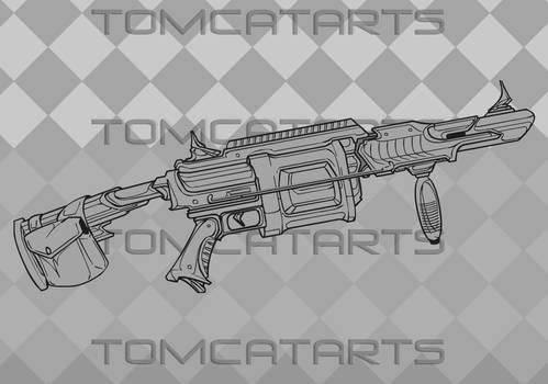 Lineart: Tomcat's Grenade Launcher