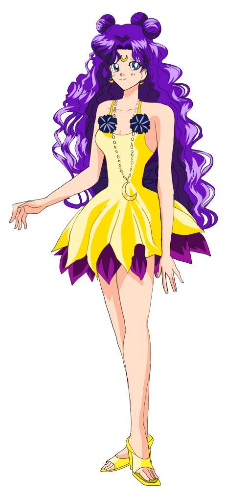 Sailor Moon Luna the cat human form by Florinfni on DeviantArt