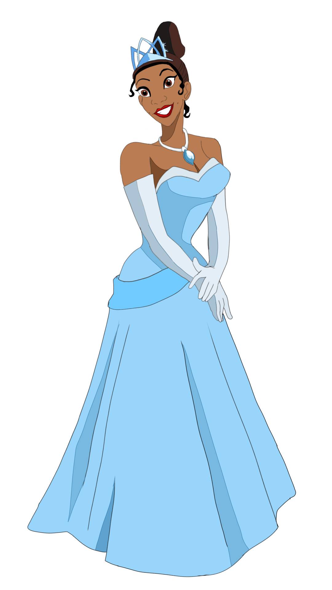 Tiana: blue princess version by Kuranchie on deviantART