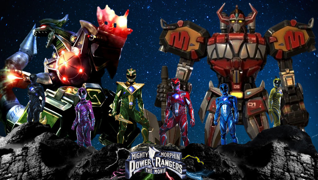 Mighty Morphin' Power Rangers (With Zords)! by SpeedCam on DeviantArt
