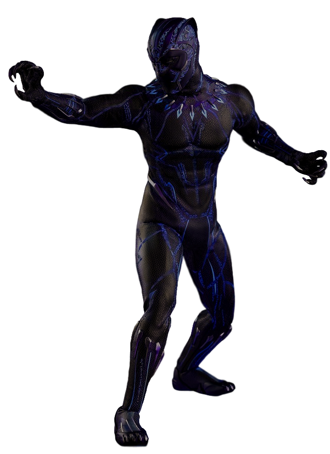 Black Panther (Vibranium 2) - Transparent!