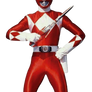 Mighty Morphin' Red Ranger - Transparent!