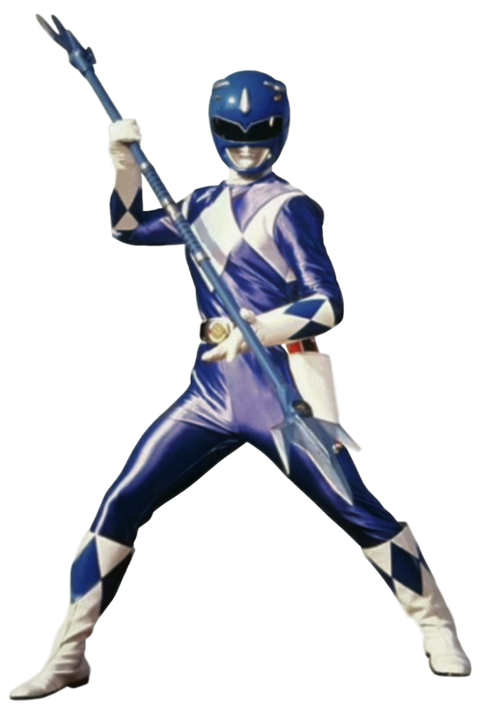 Mighty Morphin' Blue Ranger - Transparent! by SpeedCam on DeviantArt