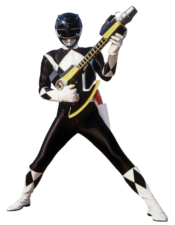 Mighty Morphin' Black Ranger - Transparent! by SpeedCam on DeviantArt