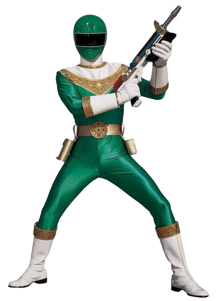 Zeo Green Ranger - Transparent! by SpeedCam on DeviantArt