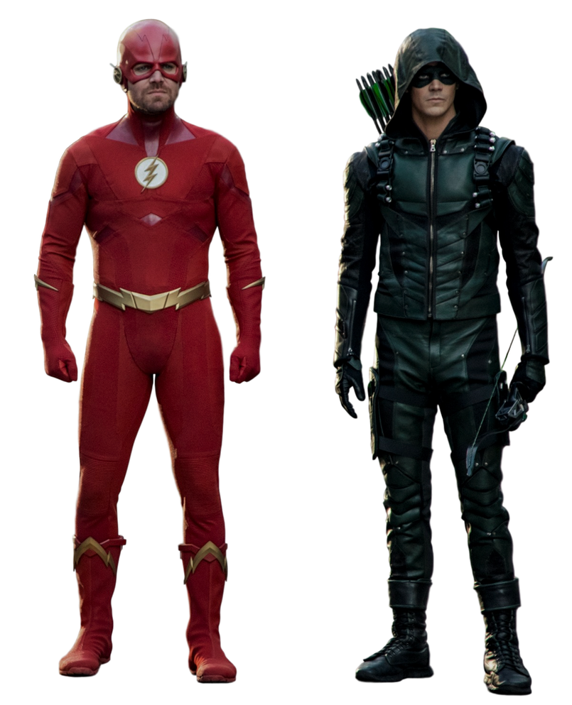 Elseworlds Flash and Green Arrow - Transparent! by SpeedCam on DeviantArt