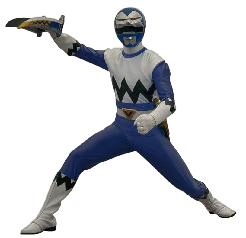 Lost Galaxy Blue Ranger - Transparent! by SpeedCam on DeviantArt