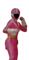 Lightspeed Rescue Pink Ranger - Transparent!