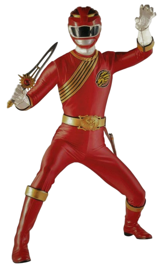 Wild Force Red Ranger - Transparent! by SpeedCam on DeviantArt