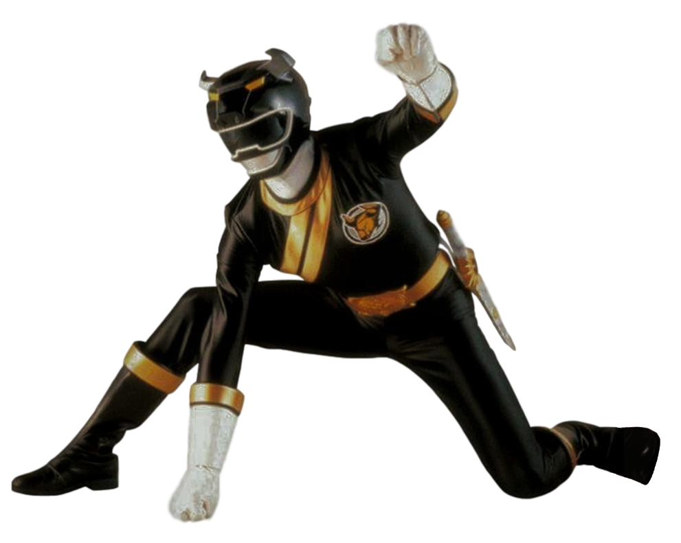 Wild Force Black Ranger - Transparent! by SpeedCam on DeviantArt