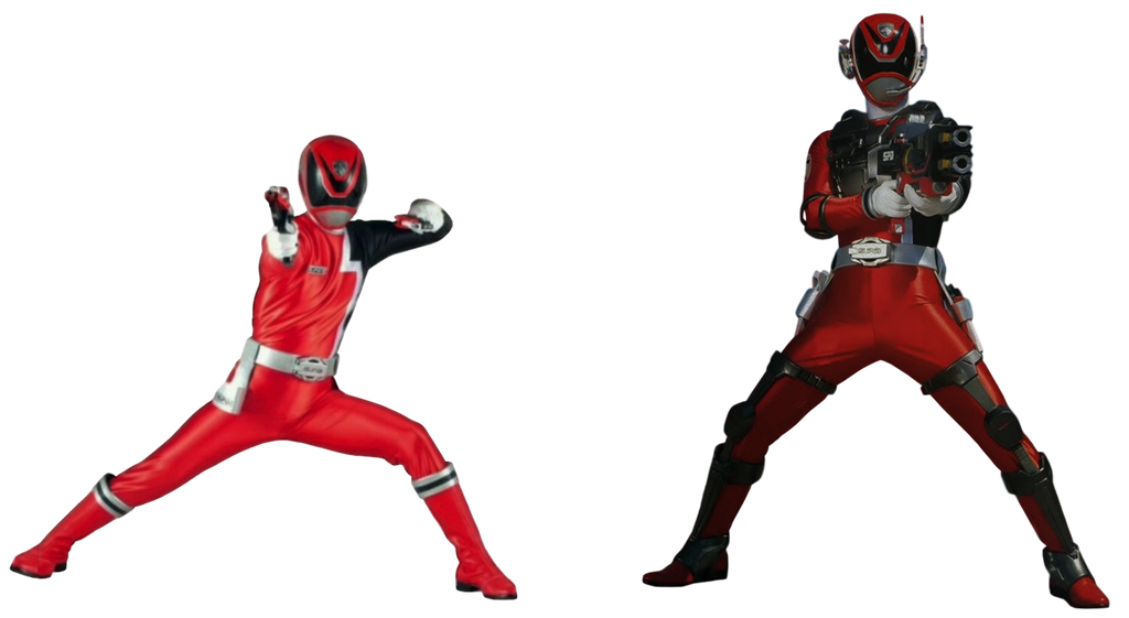 SPD Red Ranger - Transparent! by SpeedCam on DeviantArt
