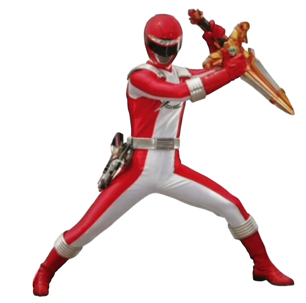 Red Ranger Dripped Out Operation Overdrive Red Ranger - Transparent! by SpeedCam on DeviantArt