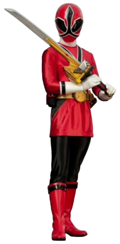 Samurai Red Ranger (Lauren) - Transparent! by SpeedCam on DeviantArt