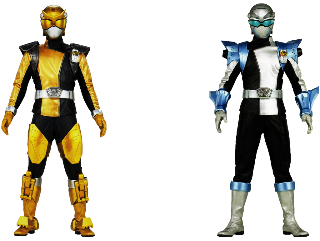 Beast Morphers Gold, Silver Rangers - Transparent! by Camo-Flauge on DeviantArt