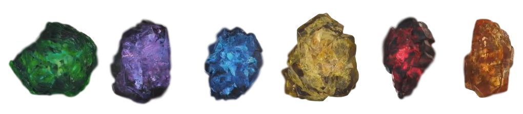 MCU's Infinity Stones - Transparent!