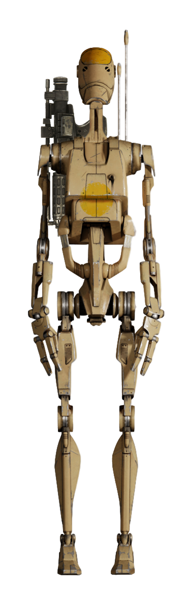 Battle Droid Commander - Transparent! by SpeedCam on DeviantArt