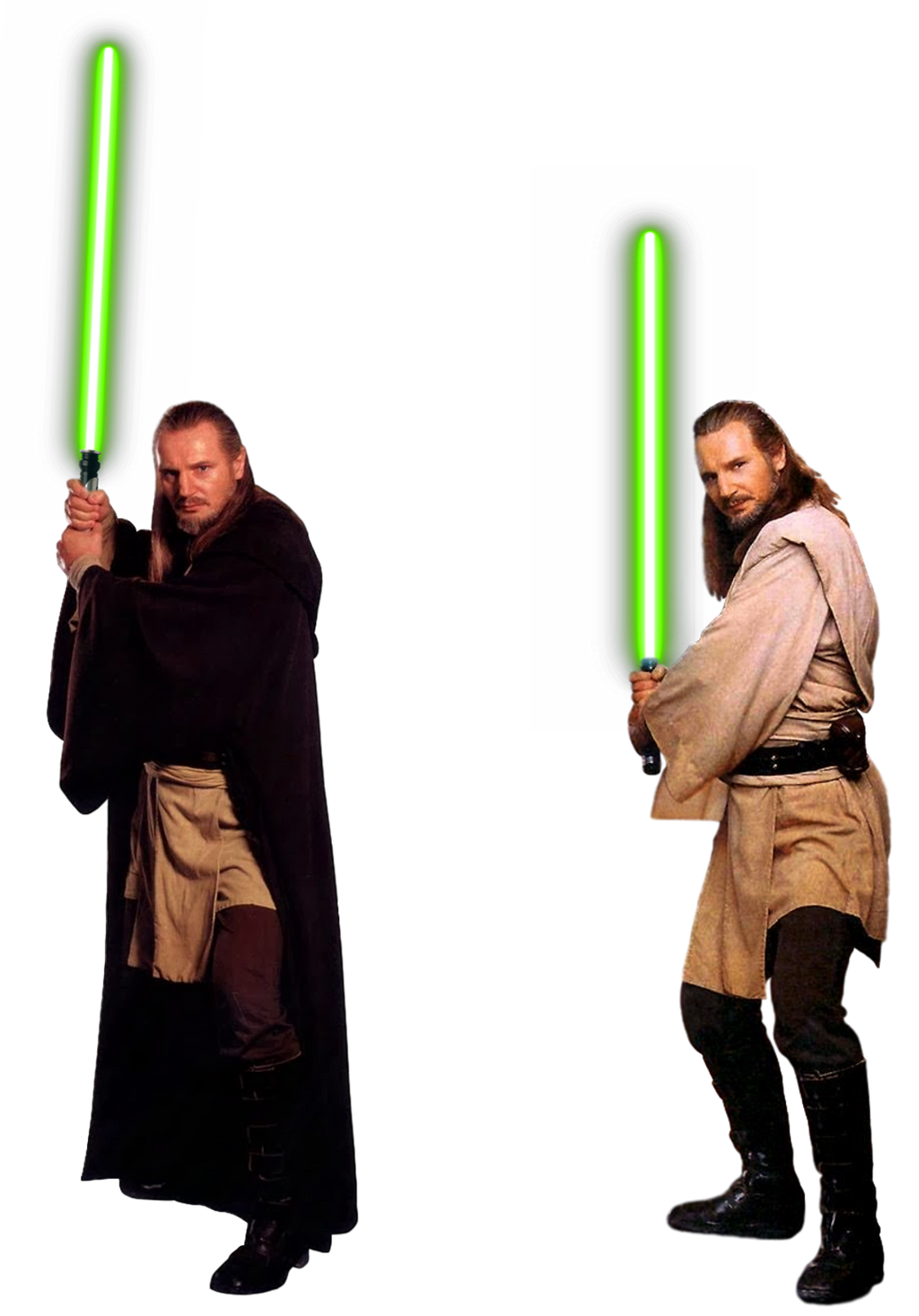Qui Gon Jinn - Transparent! by SpeedCam on DeviantArt