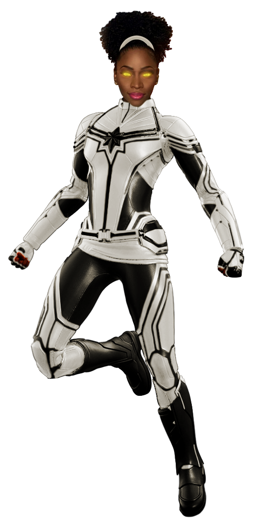 Spectrum Hero Monica Rambeau aka. Spectrum - Transparent! by SpeedCam on DeviantArt