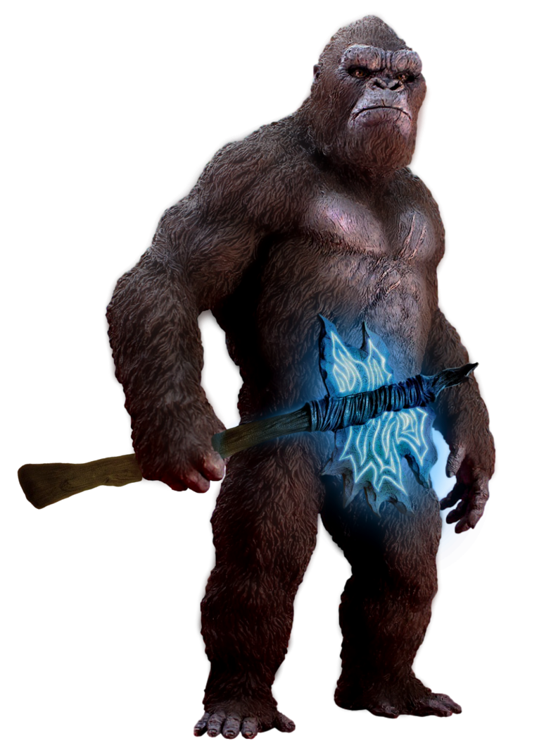 King Kong (with axe) Transparent! by SpeedCam on DeviantArt
