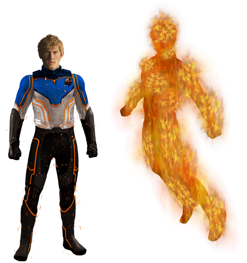 Human Torch (Version 2) - Transparent! by SpeedCam on DeviantArt