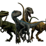 Velociraptors: Raptor Squad - Transparent!