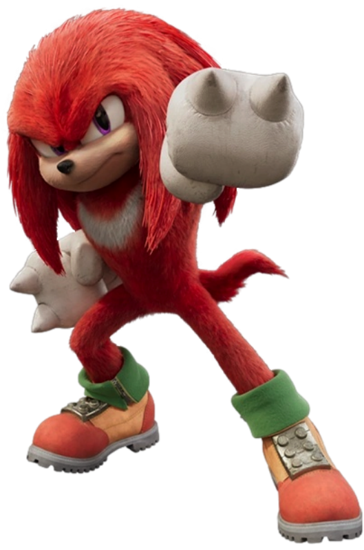 Shin Nuckles Knuckles the Echidna (2) - Transparent! by SpeedCam on DeviantArt