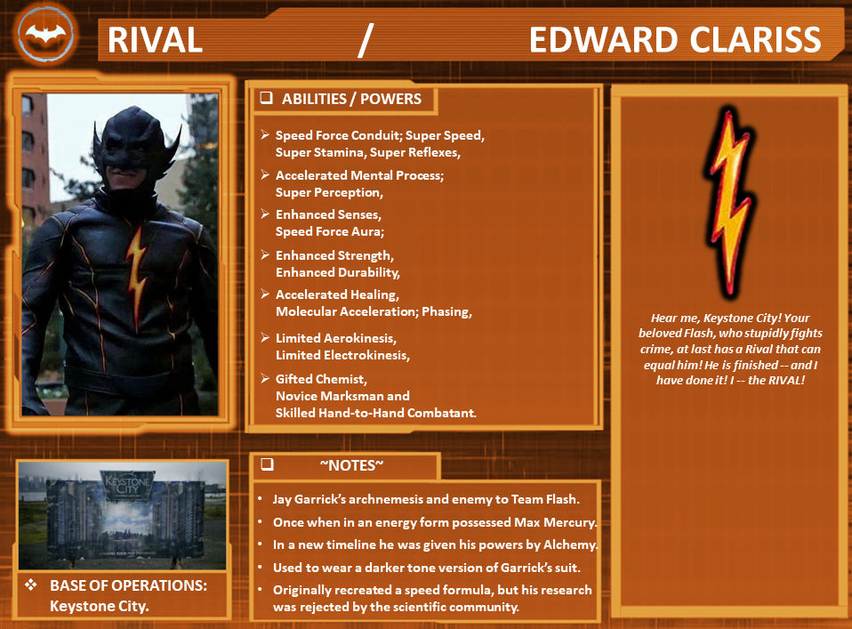 Edward Clariss Rival Character Profile: Rival. by SpeedCam on DeviantArt