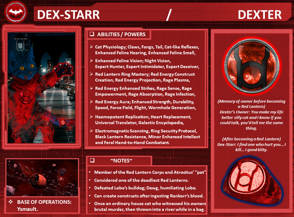 Character Profile: Dex-Starr. by SpeedCam on DeviantArt