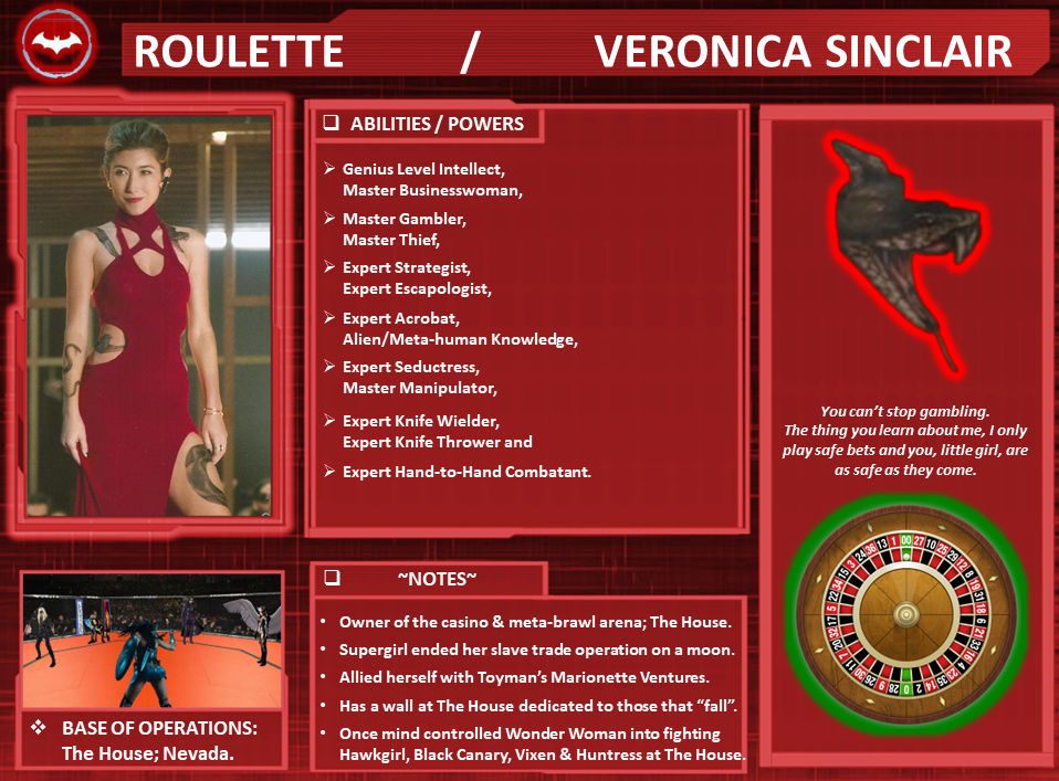 Character Profile: Roulette. by SpeedCam on DeviantArt
