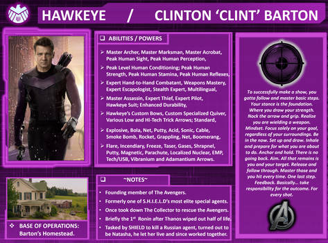 Character Profile: Hawkeye.