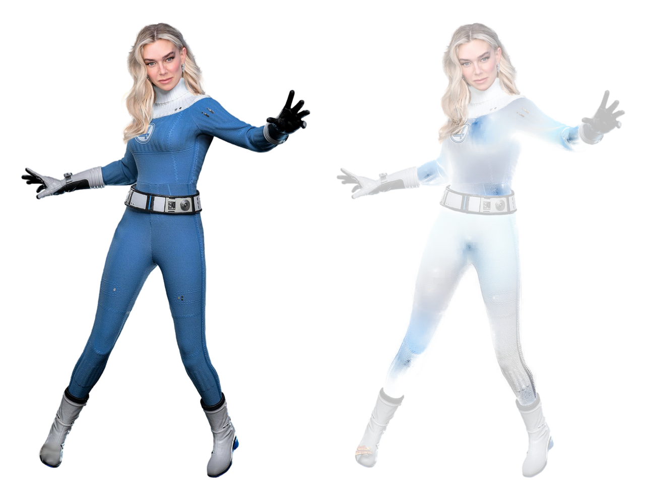 Person Invisable Backround First Steps' Invisible Woman - Transparent! by SpeedCam on DeviantArt