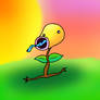 Bellsprout in the Sunset