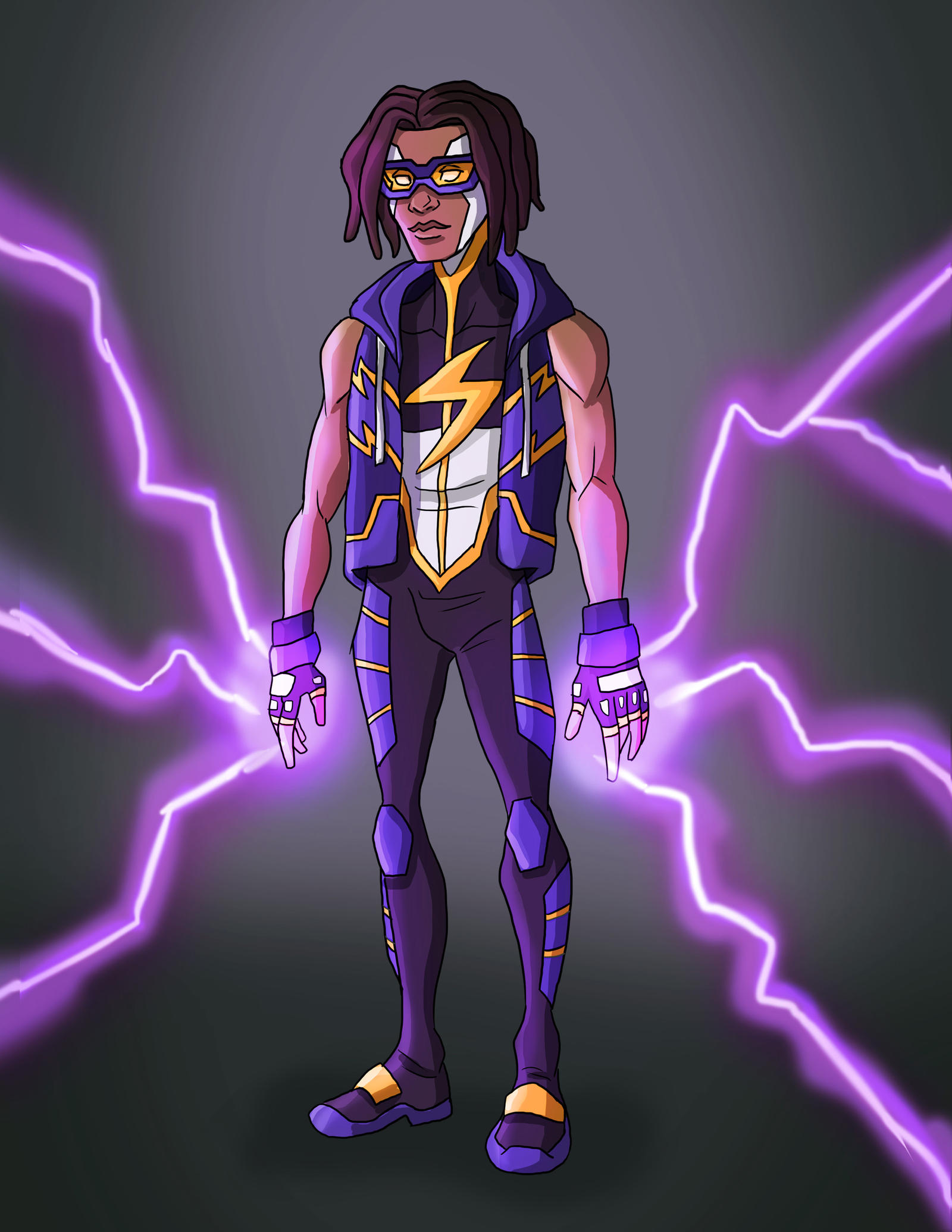 Static Shock Redesign by DaJam22 on DeviantArt